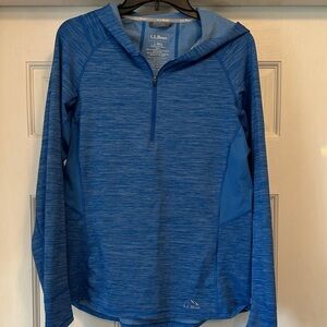 L.L. Bean Vibrant Blue Hooded Top